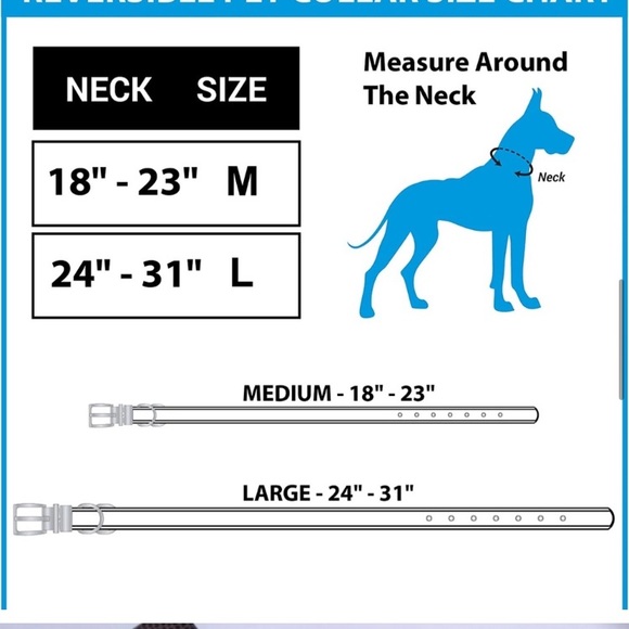 NFL Reversible Tampa Bay Buccaneers bucs Dog Collar (Size M) Two-Sided Collar - Picture 6 of 11